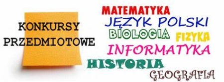 Konkursy przedmiotowe 2025/2026